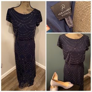 Adrianna Papell Beaded Formal/Prom Dress